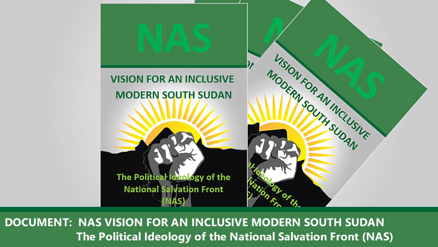 NAS set to release another historic document: “NAS Vision for an Inclusive Modern South Sudan”