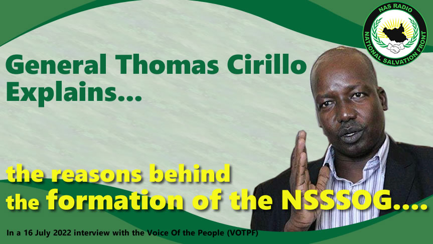 General Thomas Cirillo explains the NSSSOG statement
