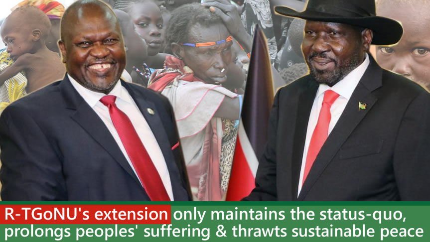NAS slams extension of the interim government, urges Pres. Kiir to step down immediately